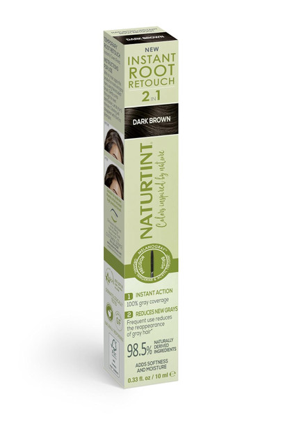 Naturtint Instant Root Retouch - 2-in-1 Gray Coverage, 0.33 fl oz