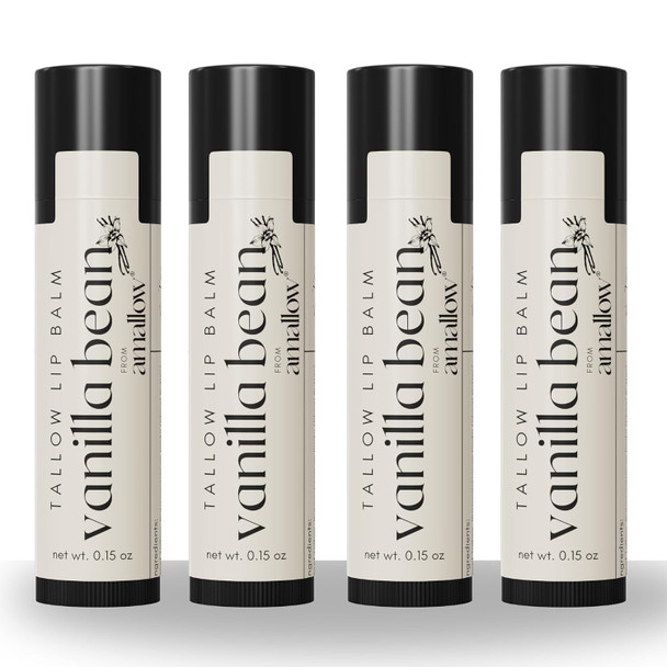 Amallow Tallow Lip Balm - 0.15 oz(4 Pack)