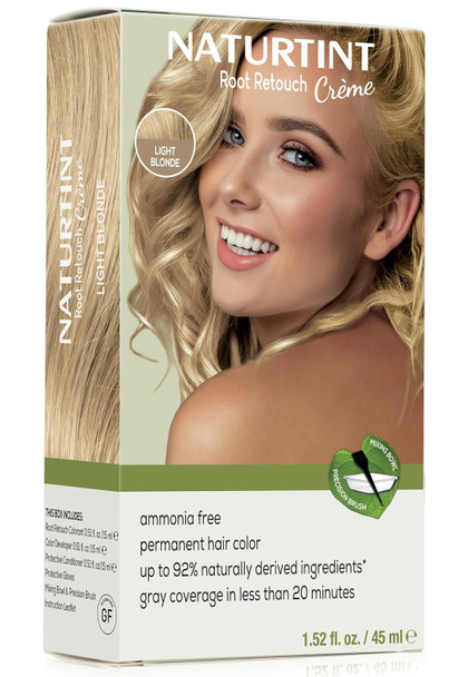Naturtint Root Retouch Crème Permanent Hair Color - Ammonia Free, Conceal Grays, No Artificial Scent, 1.52 Fl Oz