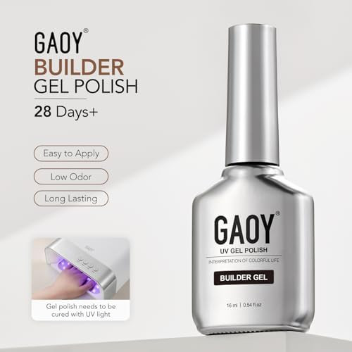 GAOY Builder Gel for Nails - 0.54 FL OZ