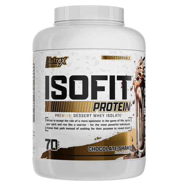 Nutrex Research IsoFit Whey Protein Powder Instantized 100% Whey Protein Isolate