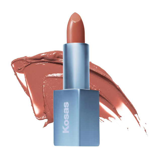 Kosas Weightless Lip Color Nourishing Satin Lipstick - High Impact Lip Color with Clean Formula - Comfy Feel & Soft Finish