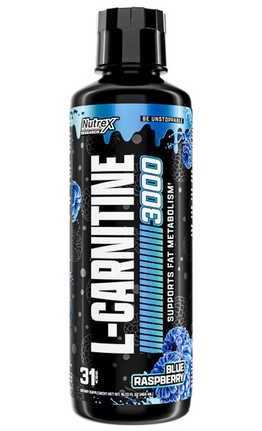 Nutrex Research L-Carnitine 3000  | Liquid Shots, Stimulant Free | Supports Muscle Recovery For Men and Women - 31 Servings