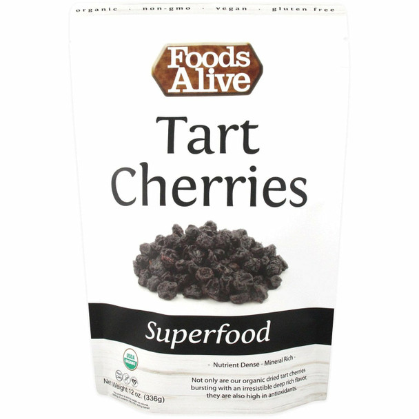 Organic Tart Cherries 12 oz by Foods Alive