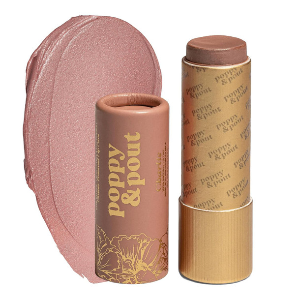 Poppy & Pout All Natural Lip Tint, Cardboard Tube, Hand-Filled, Beeswax, Vitamin E, Coconut Oil, Cruelty Free, All-Natural Shades