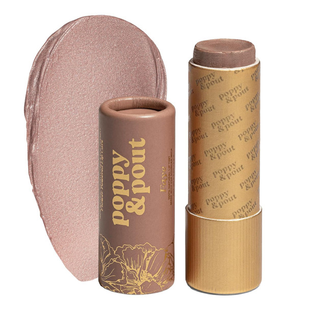 Poppy & Pout All Natural Lip Tint, Cardboard Tube, Hand-Filled, Beeswax, Vitamin E, Coconut Oil, Cruelty Free, All-Natural Shades
