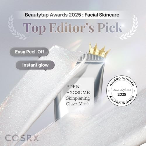 COSRX PDRN EXOSOME Glaze Wrapping Mask with SALMON DNA PDRN, +123% Skin Hydration, Instant Glow, Easy Peel-Off Overnight Mask, Elasticity & Firmness Care, Korean Skin Care