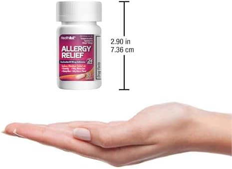 HealthA2Z® Fexofenadine HCl 180mg, 24-Hour Allergy Relief