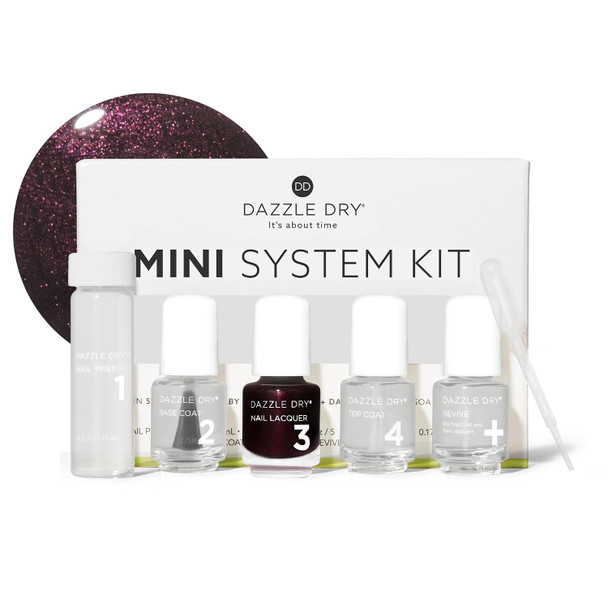 Dazzle Dry Mini Kit – 4 Step System (5 Piece Kit)
