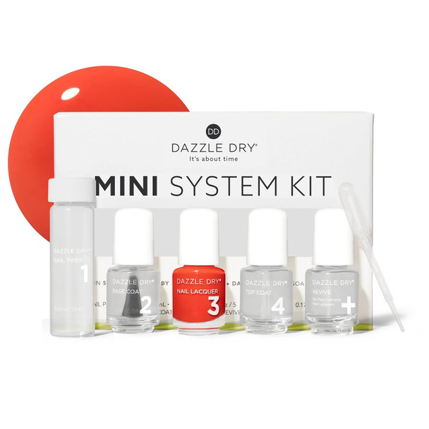 Dazzle Dry Mini Kit – 4 Step System (5 Piece Kit)