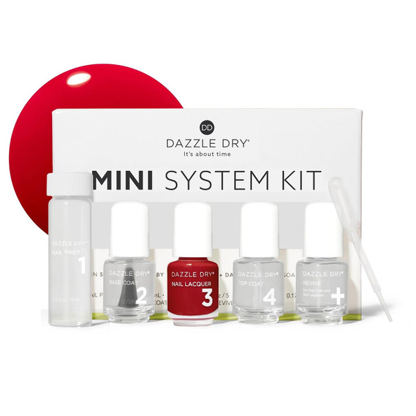 Dazzle Dry Mini Kit – 4 Step System (5 Piece Kit)
