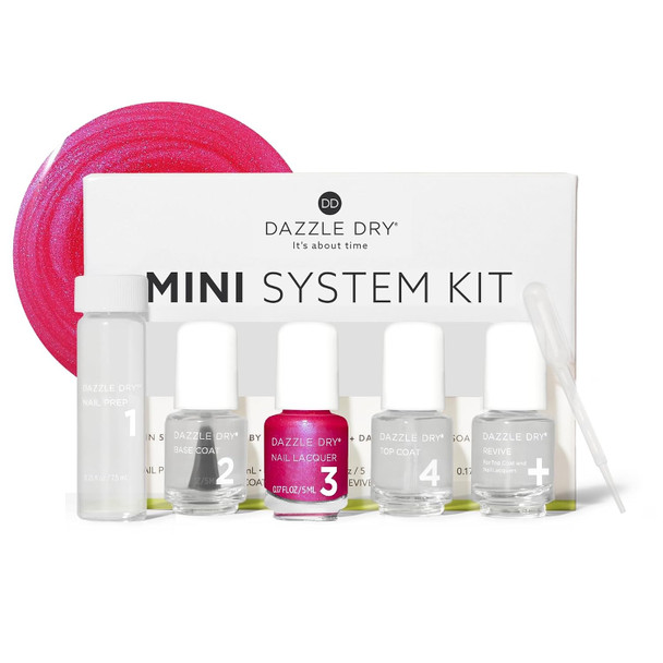Dazzle Dry Mini Kit – 4 Step System (5 Piece Kit)