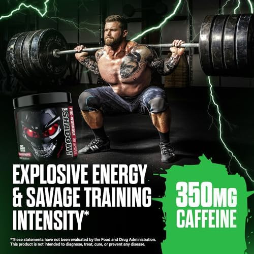 JNX SPORTS The Shadow! High Stim Preworkout – Pre Workout Powder for Men & Women, High Caffeine Pre Workout for Energy, Mental Focus & Strength, 30 Servings - 9.5 Ounce