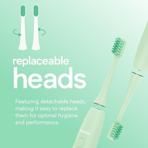 HISMILE Electric Toothbrush, 3 Brushing Modes, Smart Timer, Rechargeable Electric Tooth Brush for Adults and Children, Soft-Tapered Bristles, Mode Memory
