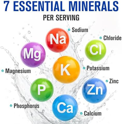 NaturalSlim Hydration & Energy Drink Mix with Prebiotics, Gut Health Support, Sugar-Free Electrolytes Powder Packets