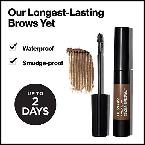 Revlon ColorStay Brow Fiber Filler Longwearing and  Volumizing Waterproof Eyebrow Gel