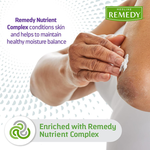 Medline Remedy Clinical Skin Cream Moisturizing Face and Body Cream for All Ages Paraben & Sulfate Free
