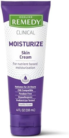 Medline Remedy Clinical Skin Cream Moisturizing Face and Body Cream for All Ages Paraben & Sulfate Free