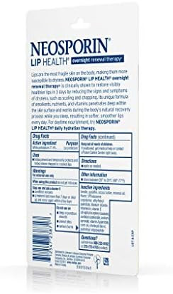 Neosporin Lip Health Overnight Healthy Lips Renewal Therapy Petrolatum Lip Protectant