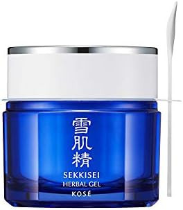 SEKKISEI Herbal Gel Moisturizer Multi Tasking Hydrating Water Cream & Overnight Face Mask for Radiant Skin