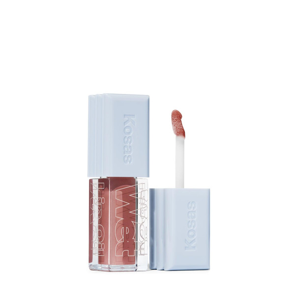 Kosas Wet Lip Oil Gloss  Hydrating Lip Oil Gloss with Hyaluronic Acid and Peptides Non Sticky