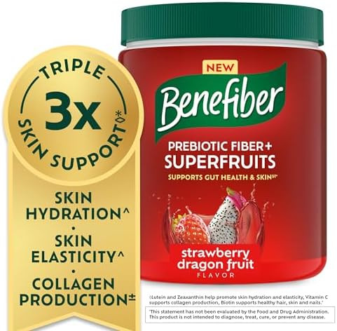 Benefiber Prebiotic GLP 1 Friendly Fiber  Superfruits Dietary Supplement