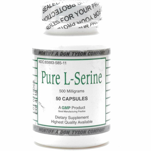 Pure L-Serine 500 mg 50 caps by Montiff