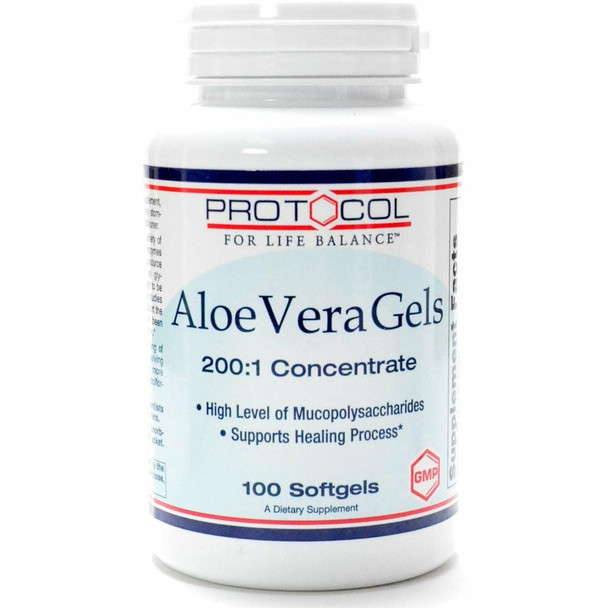Aloe Vera Gels 100 gels by Protocol For Life Balance