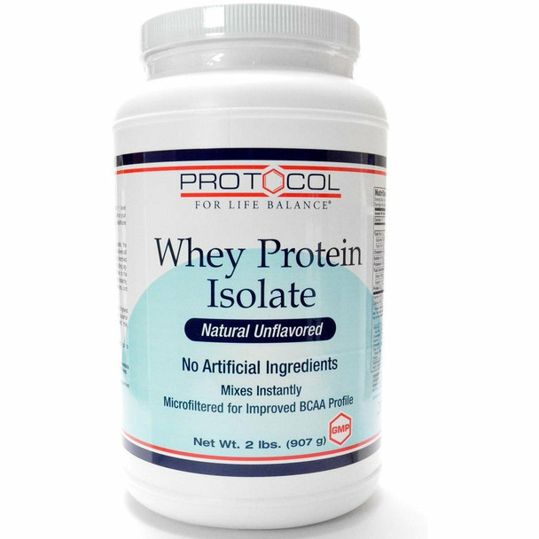 Whey Protein Isolate 2 lbs by Protocol For Life Balance