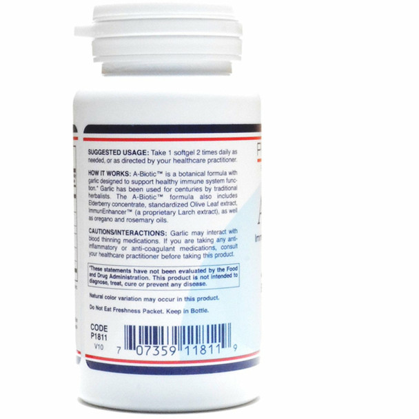 A-Biotic 60 gels by Protocol For Life Balance