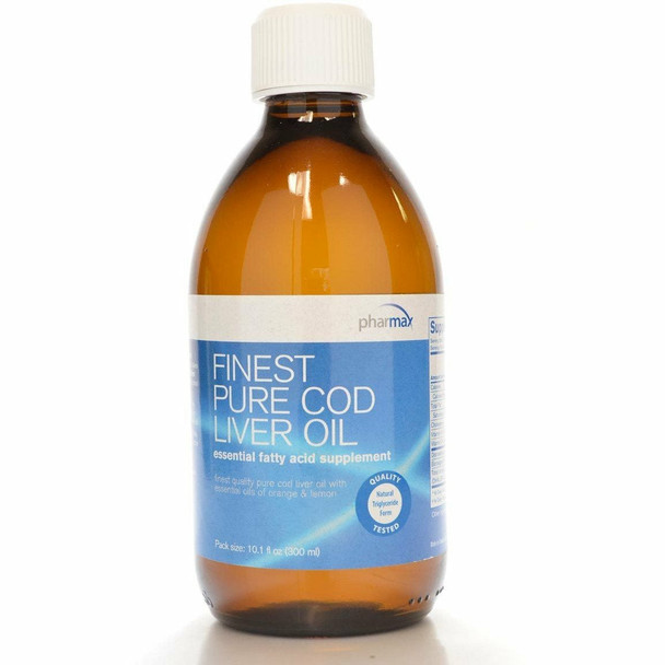 Finest Pure Cod Liver Oil 10.1 fl oz by Pharmax