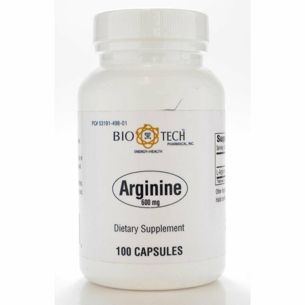 Arginine 600 mg 100 caps by Bio-Tech