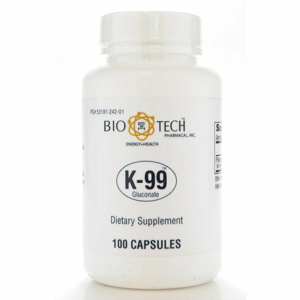 K-99 Gluconate 100 caps by Bio-Tech