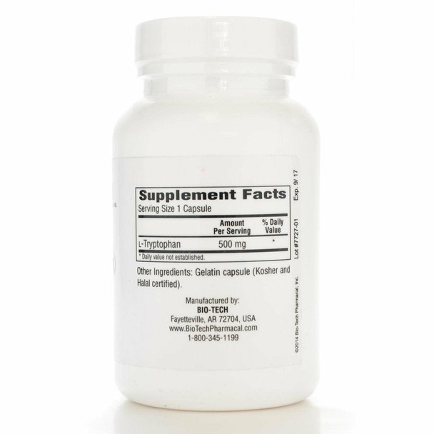 Tryptophan 500 mg 100 caps by Bio-Tech