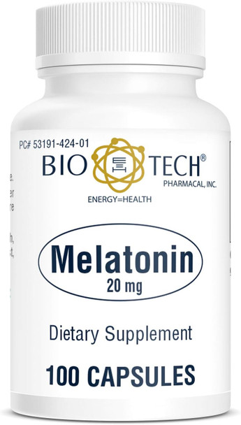 Melatonin 20 Mg 100 Caps By Bio-Tech