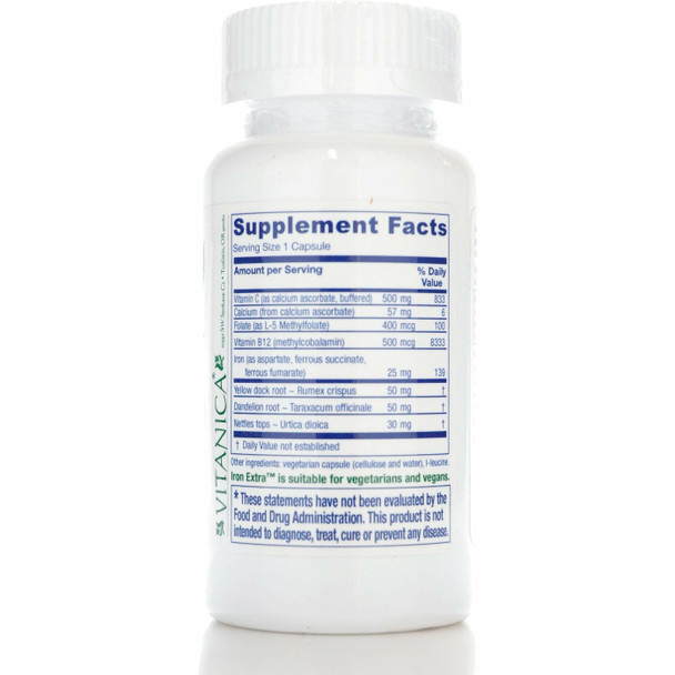 Iron Extra 60 caps by Vitanica Iron Extra 60 caps by Vitanica