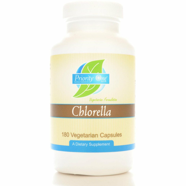 Chlorella 300 mg 180 caps by Priority One Vitamins
