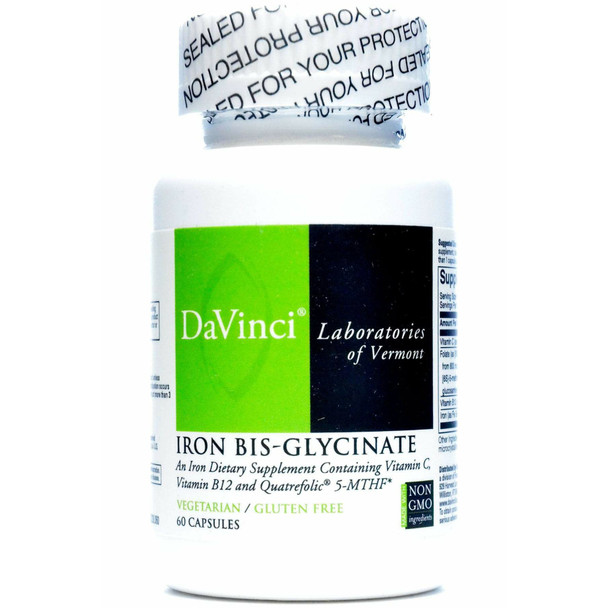 Iron BIS-Glycinate 60 vcaps by Davinci Labs