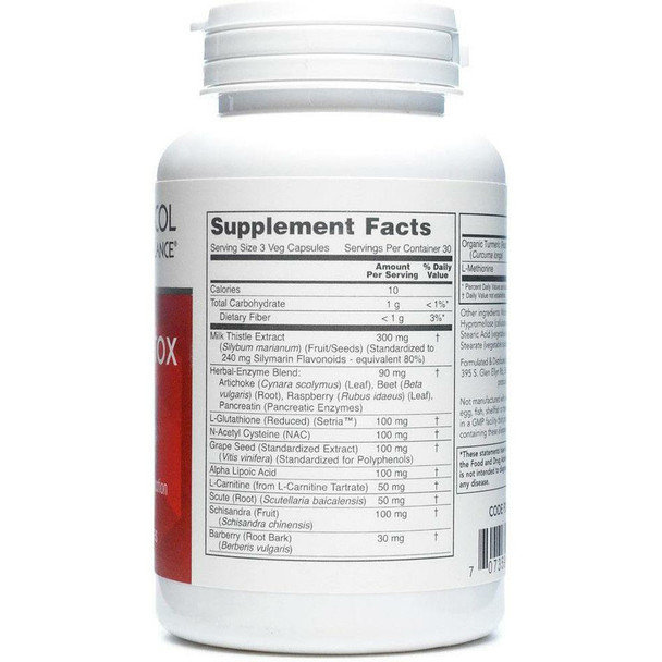 Liver Detox 90 caps by Protocol For Life Balance
