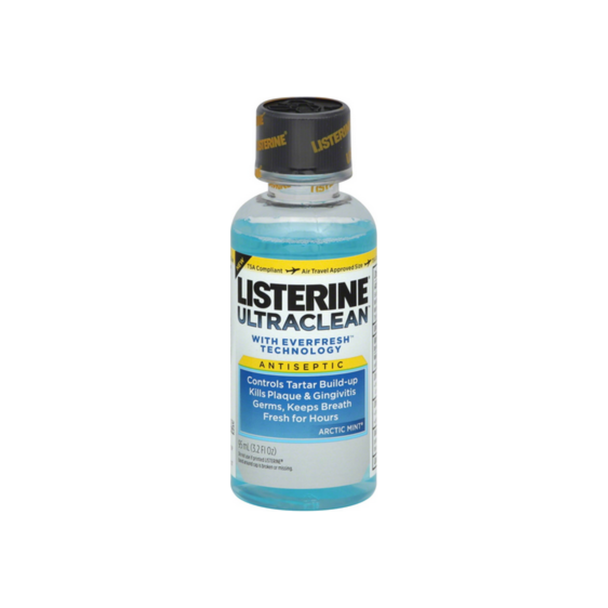 Listerine Ultraclean Mouthwash, Artic Mint 3.21 oz
