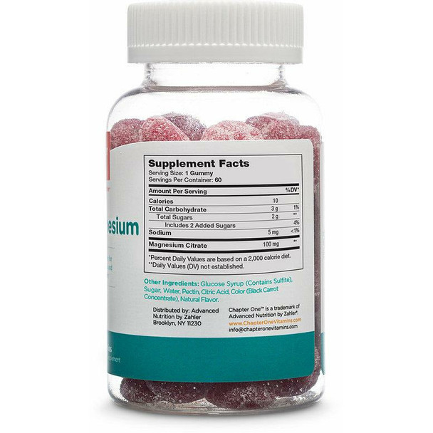 M is for Magnesium 60 gummies by Chapter One