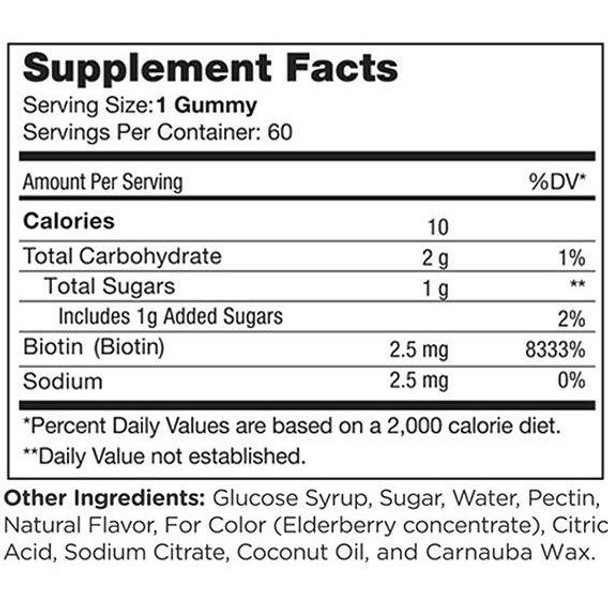 B is for Biotin 60 gummies by Chapter One