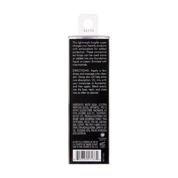 E.L.F. Skin Antioxidant Booster Drops Lightweight Drops For Added Antioxidants Infused With