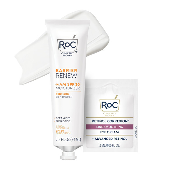 Roc Barrier Renew Day Cream With Spf 30 Moisturizer With Ceramides and 2.5 Oz