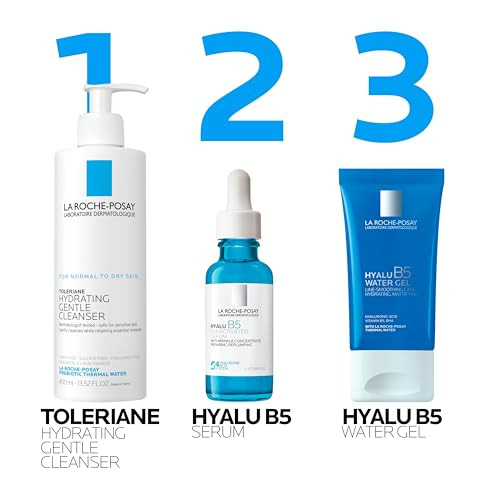 La Roche-Posay RochePosay Hyalu B5 Water Gel Face Moisturizer Hydrating Face Cream With 1.35 Fl Oz