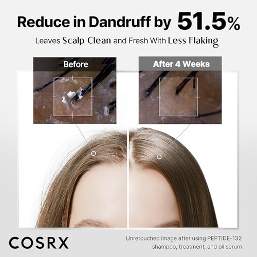 Cosrx Peptide 132 Hair Care Trio Hair Bonding Shampoo Treatment and Oil