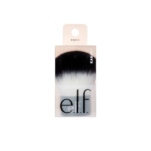 E.L.F. Kabuki Face Brush TravelSized Makeup Brush For Precise and Controlled Application