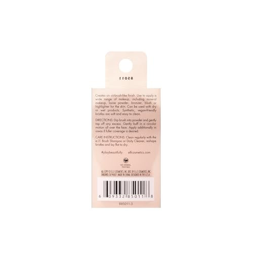 E.L.F. Kabuki Face Brush TravelSized Makeup Brush For Precise and Controlled Application