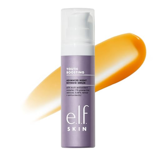E.L.F. Skin Youth Boosting Advanced Night Retinoid Serum AntiAging Serum For Reducing