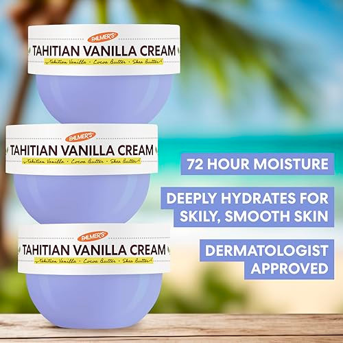 PalmerS Cocoa Butter Formula Body Cream Moisture Drenching Tahitian Vanilla 72Hr Hydration 8.8 Oz